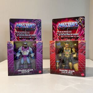 Masters of the Universe x Transformers Megatron Skeletor & Man-At-Arms